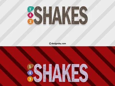 143 Shakes logo animation app art branding branding work clean design flat graphic design illustration logo logo design ui