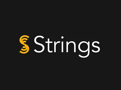 Strings- Guitar strings selling & manufacturing company. adobe illustrator brand branding dailylogo design illustration logo logo design minimal vector