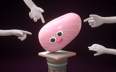 Sleek 3d character cinema4d design illustraion illustration octane