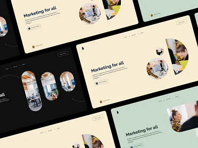 Social media marketing web UI branding components design freelance design illustration instagram logo socialmedia traval typography ui uidesign webui