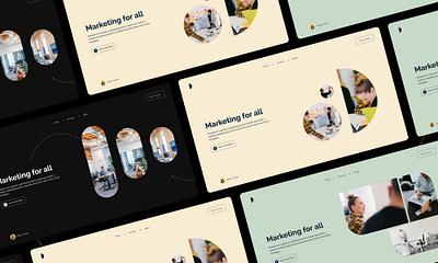 Social media marketing web UI branding components design freelance design illustration instagram logo socialmedia traval typography ui uidesign webui