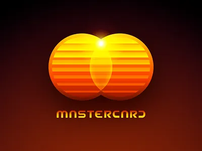 Futuristic Logos #2 β Mastercard 2d 3d brand identity branding circles concept future futuristic glossy illustration light logo mark symbol icon redesign shiny type typography text custom