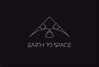 Earth To Space art brand identy business logo company logo earth to space fahadmeerx logo logo design minimalist logo