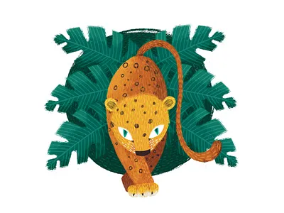 Jaguar animal beast big cat cat illustration jaguar jungle nature procreate wild wild cat