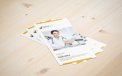 Dental Checkup Brochure Template brand brochure brochure design brochure template brochures business dental checkup design graphic design icon motion graphics psd template templates tri fold ui web