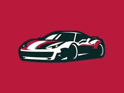 Ferrari 458 #1 car design esport illustration logo sport sport logo team youtube video