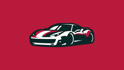 Ferrari 458 #1 car design esport illustration logo sport sport logo team youtube video