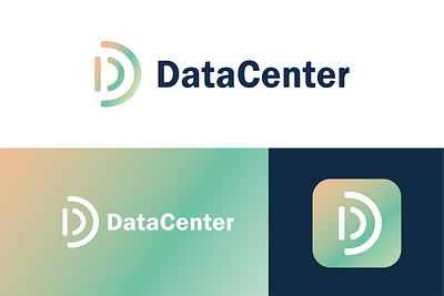 Data Center - Logo Design (Letter D + Letter C) applicationlogo art branding clean customerexperience design graphic design icon illustrator logo