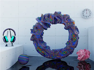 3D Abstract Design! 2d 3d 3ddesign abstract blender c4d illustration lowpoly minimal