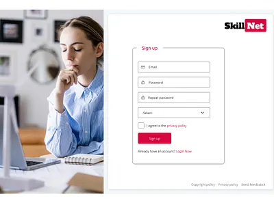 Registration Form login registration ui