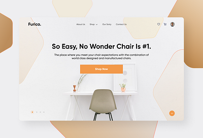 Furica | E-Commerce Web Landing Page animation app branding design figma freelancer furniture graphic design illustration interface landingpage logo ui uidesign uidesigner ux uxdesigner web webdesign webui