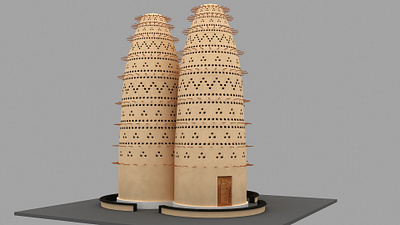 Pigeon Houses Katara Cultural Village 3d ancient architecture building city cityscape landmark