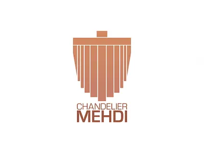 Logo design and visual identity "Mehdi Chandelier" graphic design illustration logo photoshap visual identity