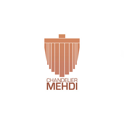 Logo design and visual identity "Mehdi Chandelier" graphic design illustration logo photoshap visual identity