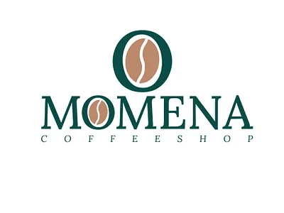 Logo design and visual identity "MOMENA" design graphic design logo photoshap typography visual identity