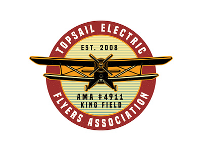 Topsail Electric Logo air travel logo aircraft logo airline design airplane logo aviation company logo aviation industry aviation logo business logo flight branding graphic design graphic designer illustration logo jet logo lettering logo logo logo design modern logo pilot logo plane logo design vintage logo