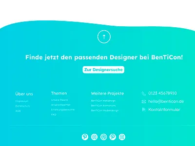 MODERN FOOTER branding design typography ui ux