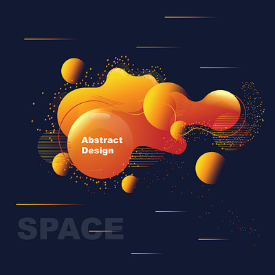 Space Abstract Illustrator branding creative design gradients graphic design graphicdesigns illustrat illustration minimal