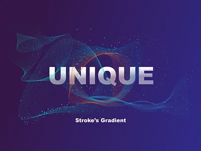 Stroke Lines UNIQUE Gradient - Adobe Illustrator adobe creative design graphicdesigns illustration minimal