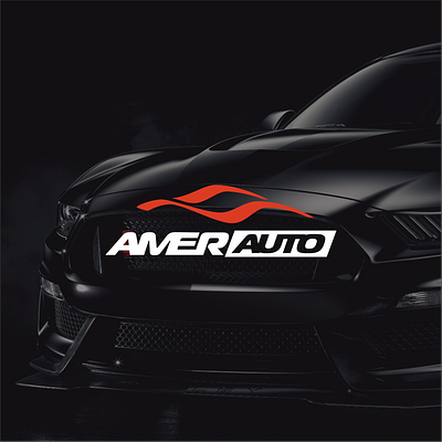 USA car dealer logo american auto car design dinamic flag graphic design logo minimalism minimalistic service stilish vector