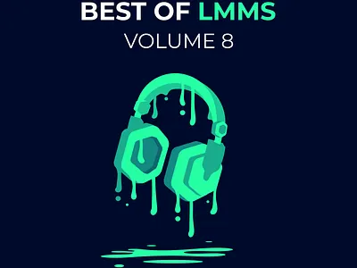 Best of LMMS Vol. 8 Cover design flat design illustration inkscape lmms vector