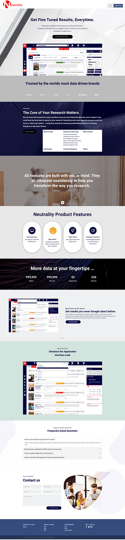 Neutrality Website Design design devsmoni devsmonibd dividesign diviexpert elementor pro illustration logo psdtowordpress skmoni
