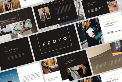 Froyo Multipurpose Template 3d animation branding clean corporate design graphic design illustration logo modern motion graphics multipurpose presentation template web design website