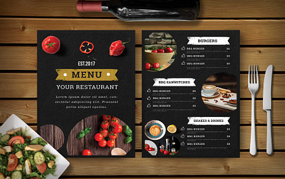 Premium Hotel Dinner Menu Template branding design designing dinner hotel hotel dinner icon menu template mockup premium psd psd menu ui ux vector web