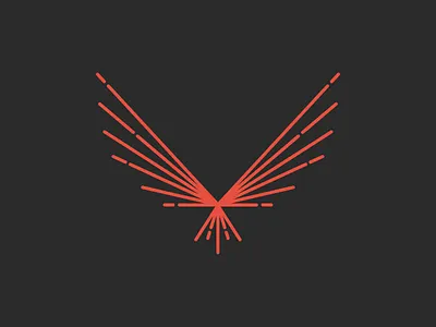 Nighthawk - Metal craftsmanship bird brand identity branding hawk logo mark nighthawk smart spark symbol welding