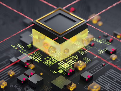 The chip 3d art