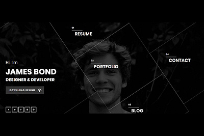 Hello - Resume WordPress Theme branding graphic design portfolio portfolio theme web theme wordpress