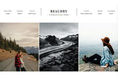 Beaudry Wordpress Theme branding graphic design photography web themes wordpress template wordpress theme