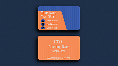 Modern Business Card business card design elegant business card graphic design modern business card