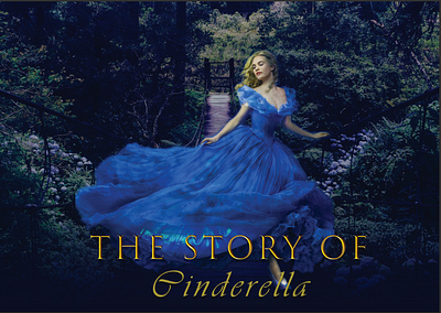 Cinderella graphic design manipulation photoshop