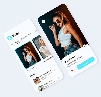 Girlyy Mobile App UI freelancer mobileapp mobileui uidesign uidesigner uiuxdesign uiuxdesigner ux