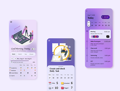 Task Manager app design ui ux
