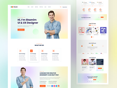 Personal Portfolio Website UI agency landing page codeastrology header exploration homepage landing page landing page design landingpage md shamim hossain mobile ui online course online shop personal portfolio portfolio portfolio landing page portfolio website trend 2021 ui ux website design website ui