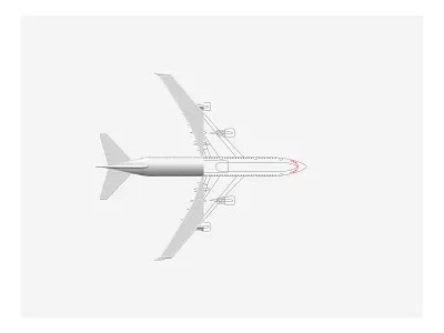 Aircraft aircraft airplane 线稿图 飞机 飞机线稿图