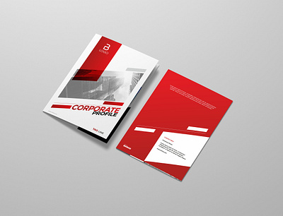 Corporate Profile Design branding catalog graphic design