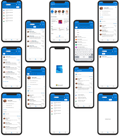 Microsoft Search Concept adventure app assignment branding design ecommerce graphic design illustration interview logo microsoft search bar theme ui ux process uxdesign vector
