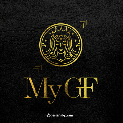 My GF Logo animation app art branding clean design flat graphic design graphics illustration logo ui