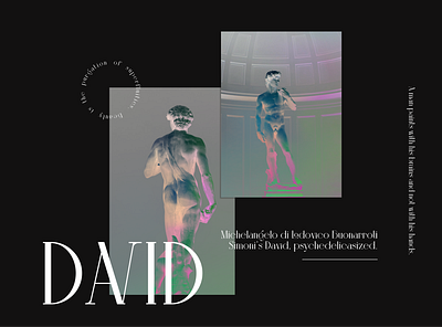 David - Michelangelo adobexd art design graphic design illustration michelangelo photoshop poster typography vector