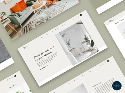 Flora Concept Design - 2 design ui web design