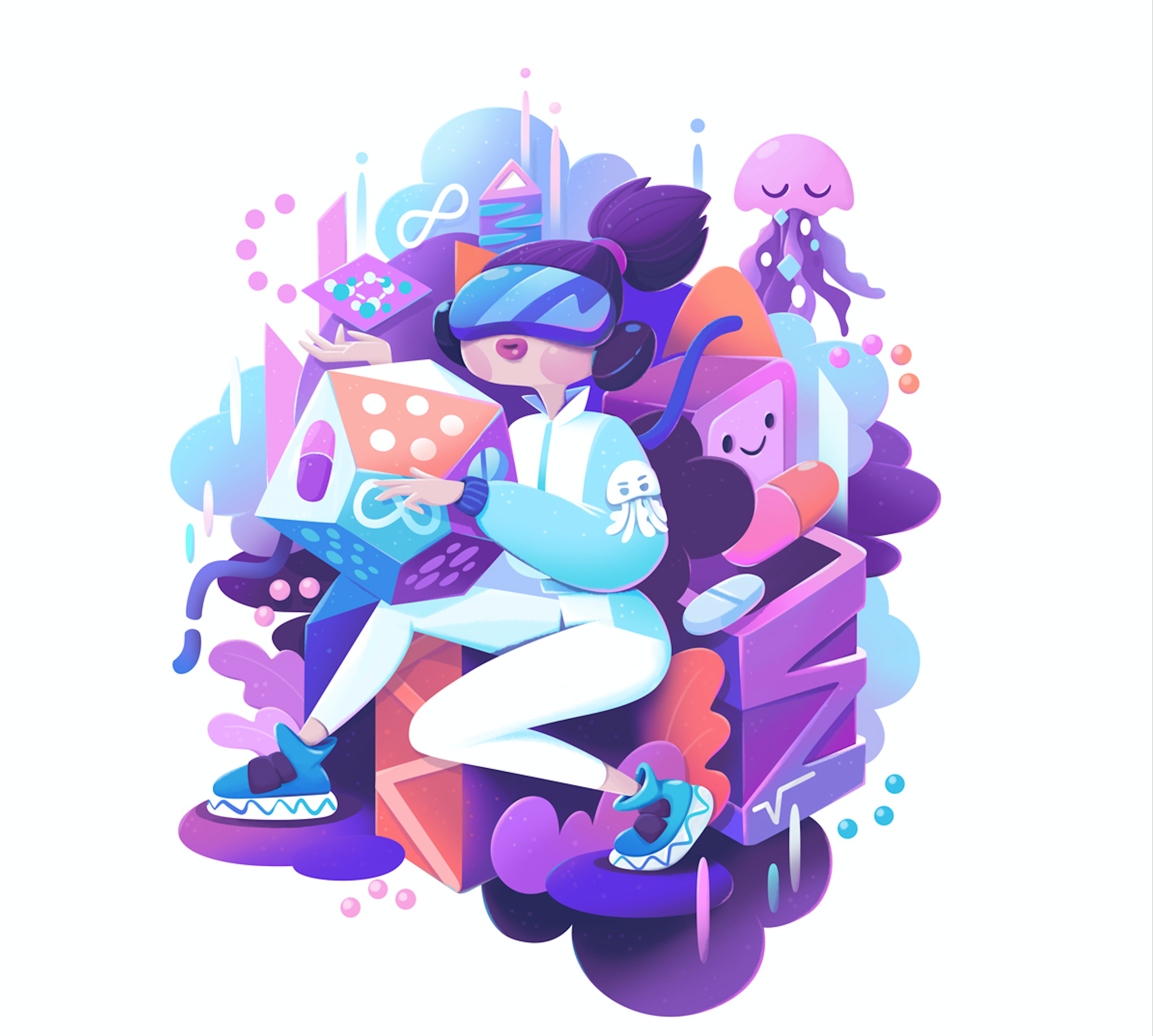 Example of Custom Illustrations Scene