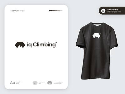 Iq Climbing Logo Project advanture logo brand brand and identity brand guideline brand identity branding climbing logo design logo logo creation logo designer logocollection modern logo monogram logo mountain logo negative space logo outdoor activity logo pictorial mark sport logo