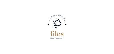 Filos Restaurant brand identity branding branding design design identity identity design illustration illustrator logo logo design