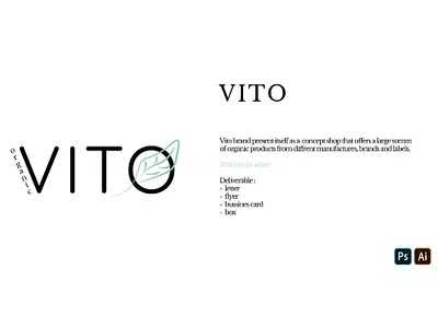Vito branding design designers illustration logo organic ui