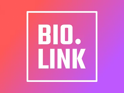 Bio.link Logomark bio link branding link in bio logo