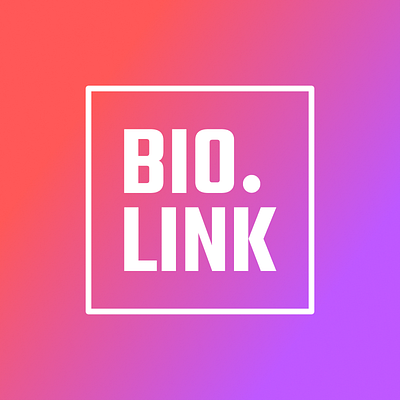 Bio.link Logomark bio link branding link in bio logo