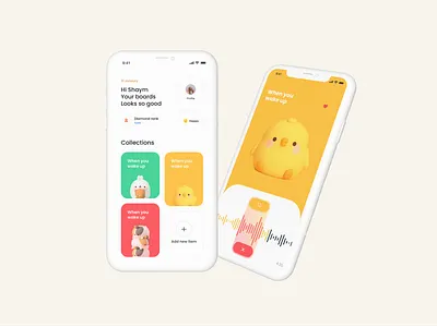 MORNING APP app branding design ui